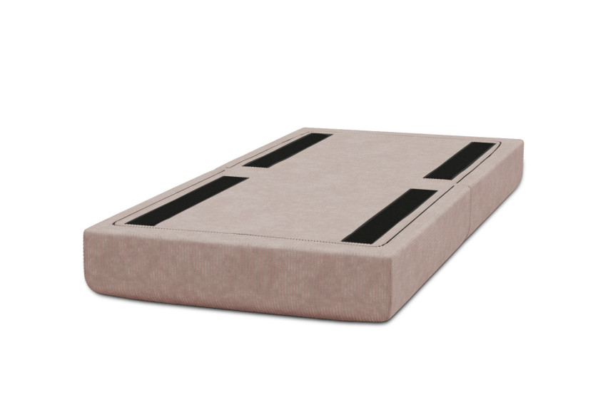 Pouf convertible et modulable - Velours côtelé Rose pâle