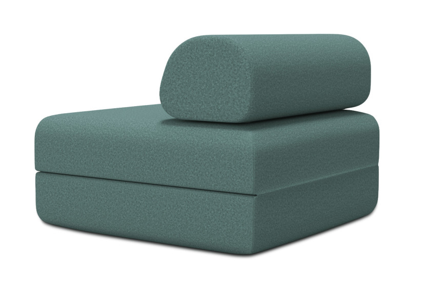 Fauteuil convertible et modulable - Tissu lisse Vert