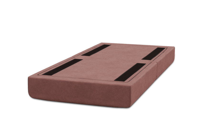 Pouf convertible et modulable - Velours côtelé Rose