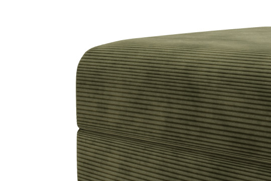Pouf convertible et modulable - Velours côtelé Vert