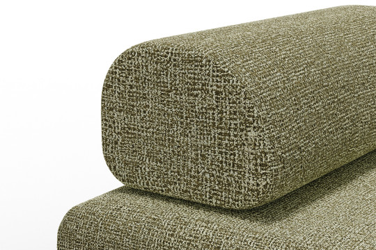 Fauteuil convertible et modulable - Tissu tweed Vert